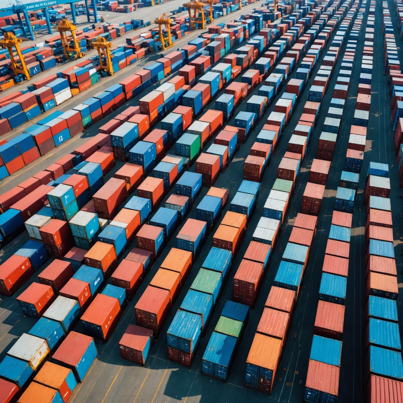 Container yard operations at port